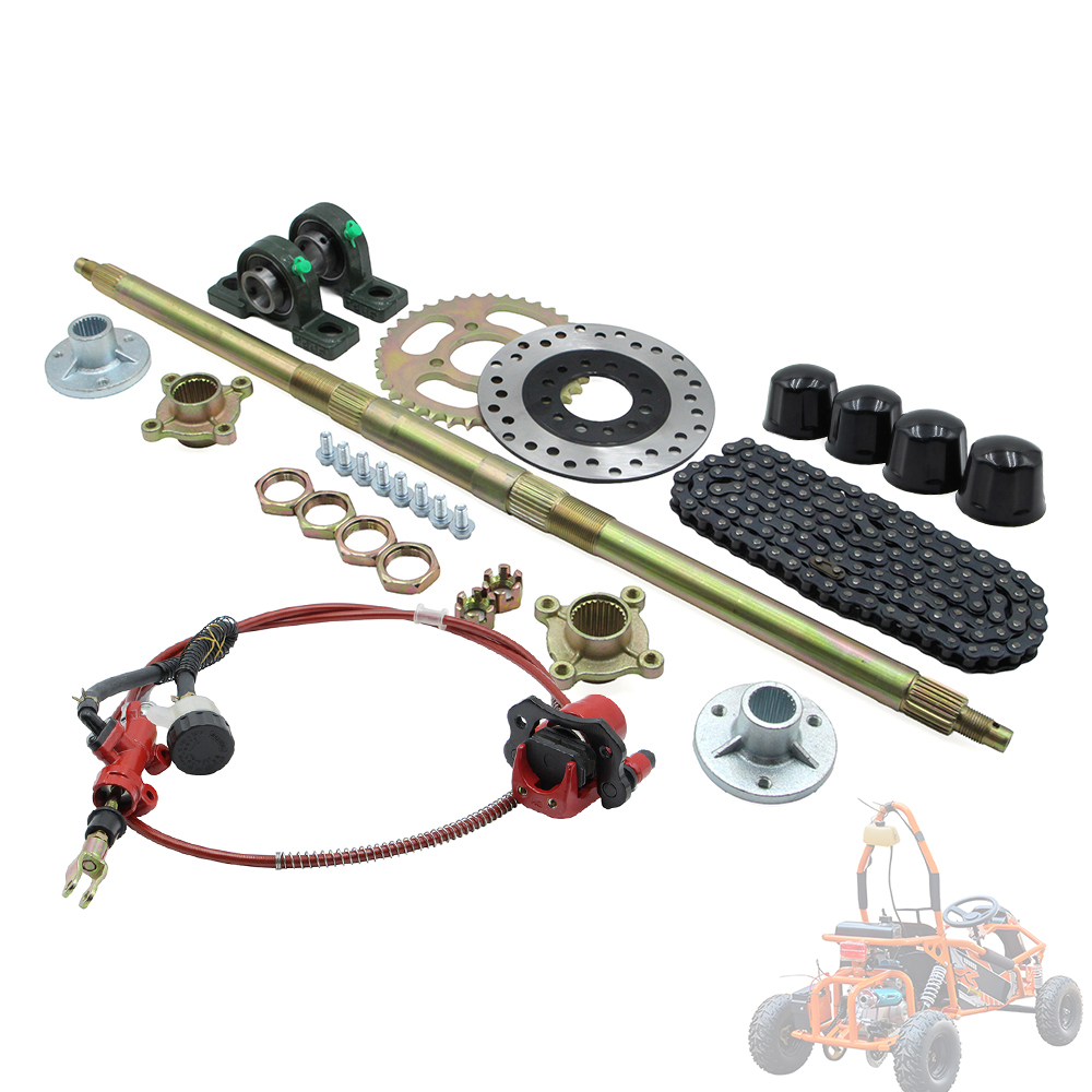 428 Chain - مجموعة المحور الخلفي الكاملة لعربة الكارتينج