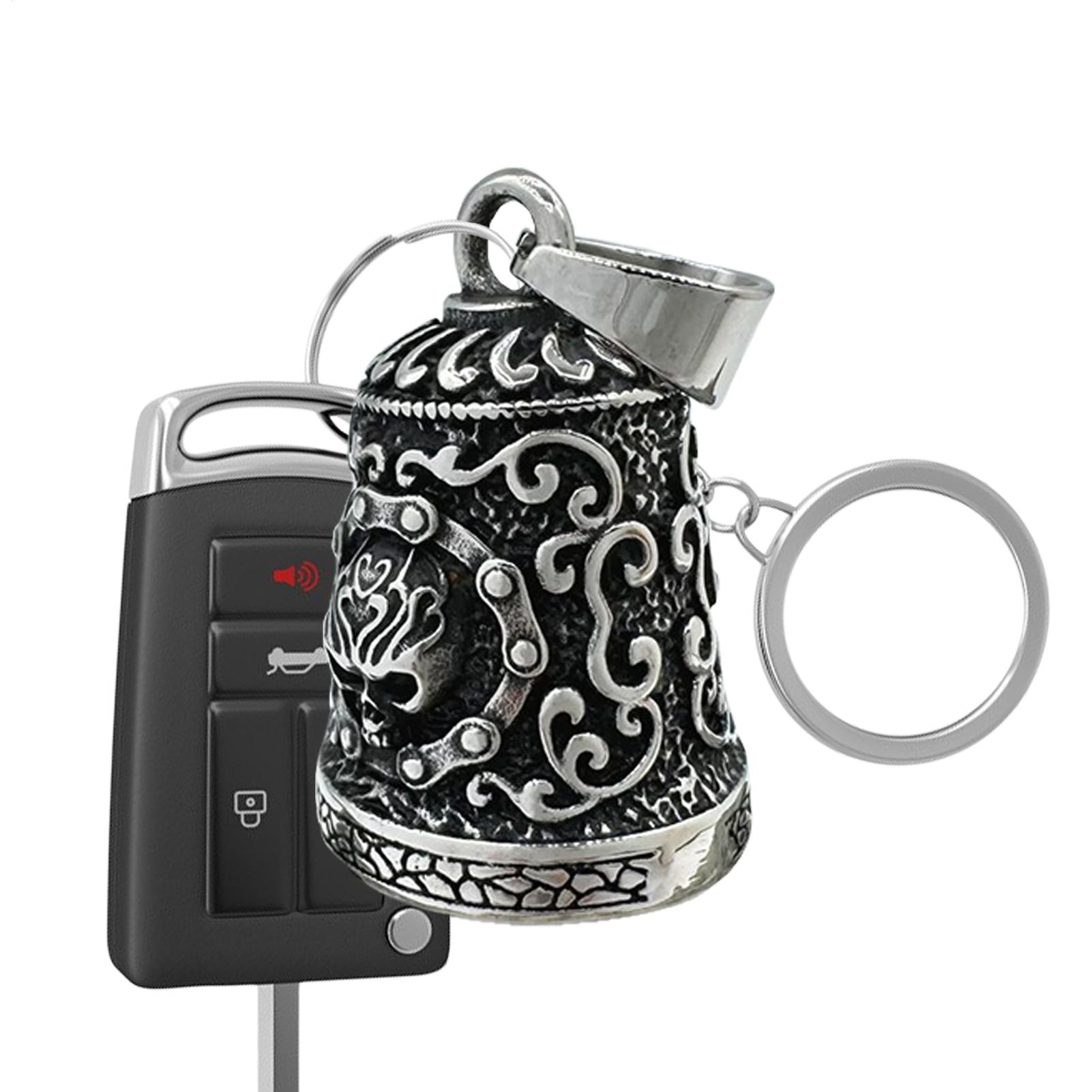 Motorcycle Chain - جرس على شكل جمجمة للدراجات النارية،