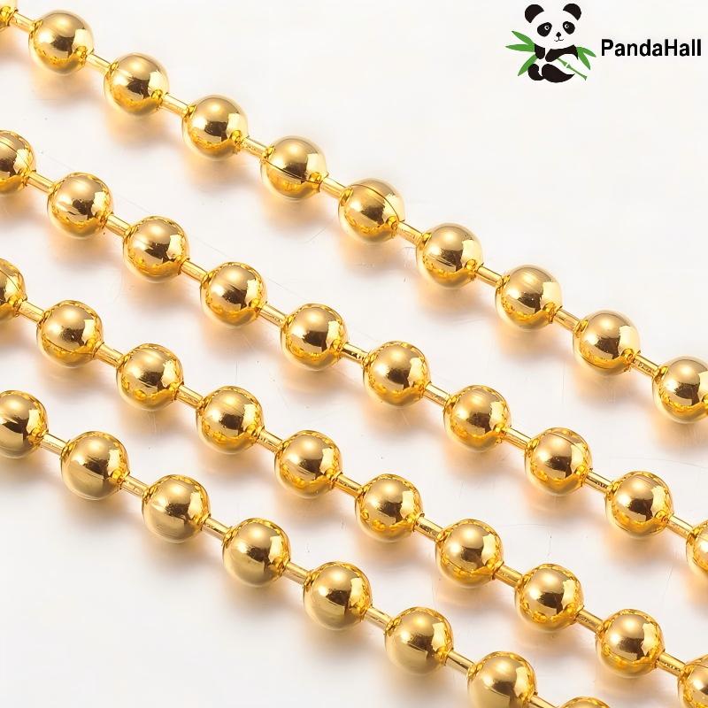 Roller Chain - سلسلة كروية ملحومة من PandaHall بطول