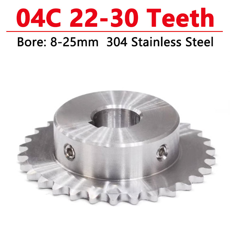 Chain Sprocket Set - 1 قطعة 22-30 الأسنان 04C 304