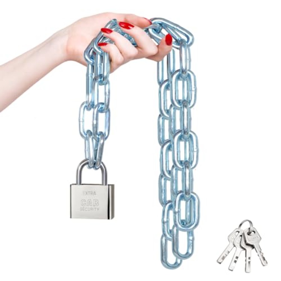 سلسلة أمان مجلفنة شديدة التحمل - مراجعة Bike Chain وسعره