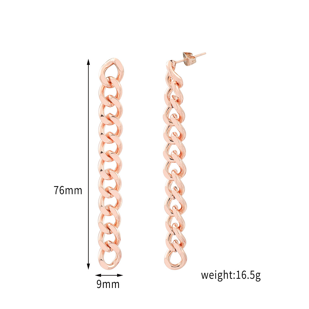 أقراط أذن بسلسلة من الفولاذ ال - مراجعة Steel Chain وسعره
