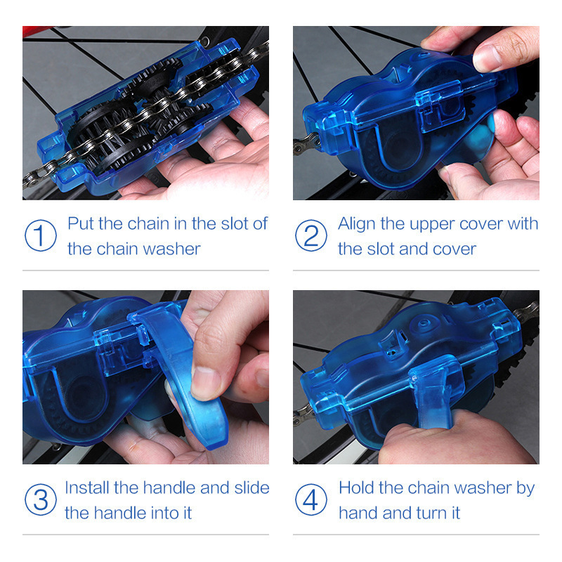 طقم تنظيف سلسلة الدراجة 3 قطع، - مراجعة Chain Sprocket Set وسعره